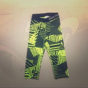 🍂Nike Neon Green Biker Shorts Xs Small
